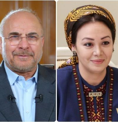 Мохаммад Багер Галибаф направил послание Председателю Меджлиса Туркменистана г-же